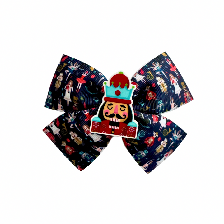 Nutcracker Hair Bow