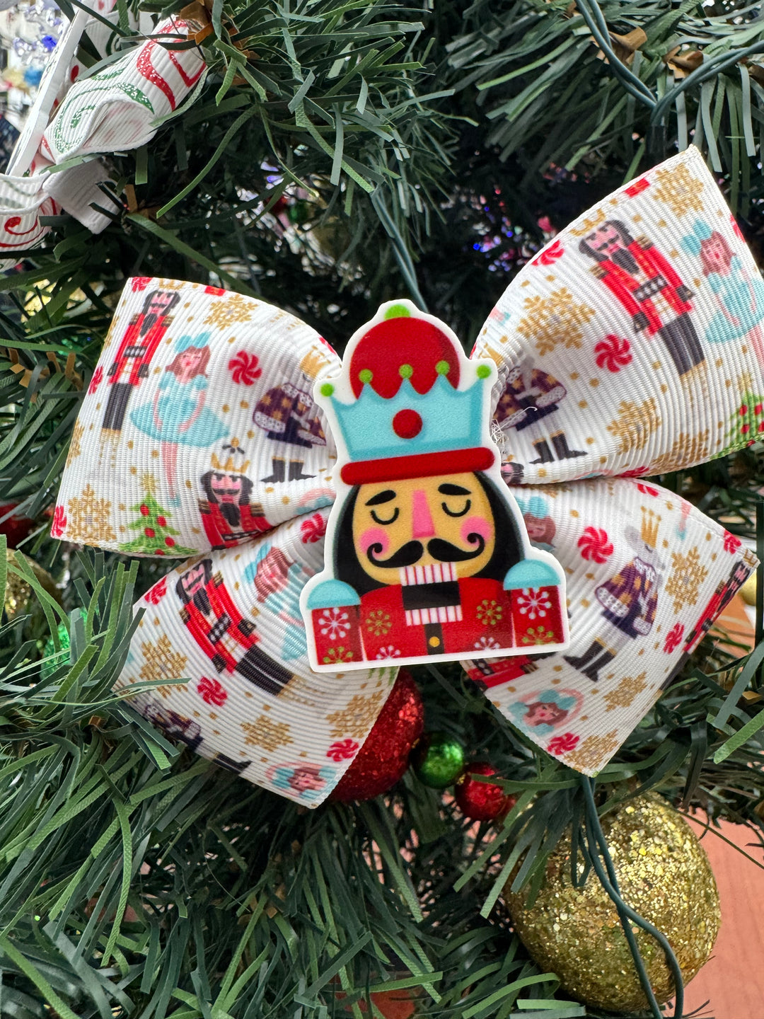 Nutcracker Hair Bow