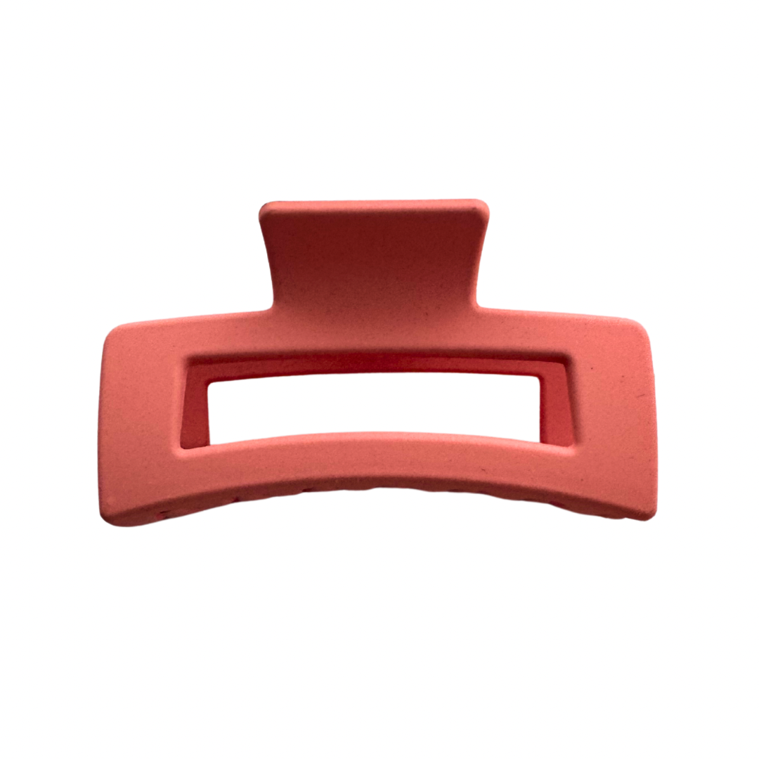 Matte Rectangle Claw Clips