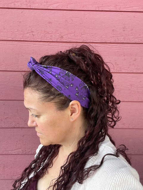 Spooky Wallpaper Tie Headband