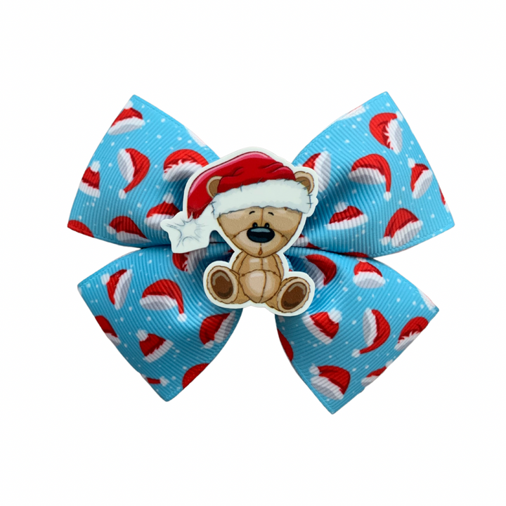 Christmas Bear Bow