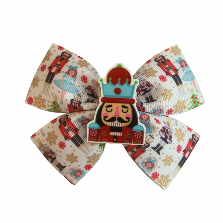 Nutcracker Hair Bow