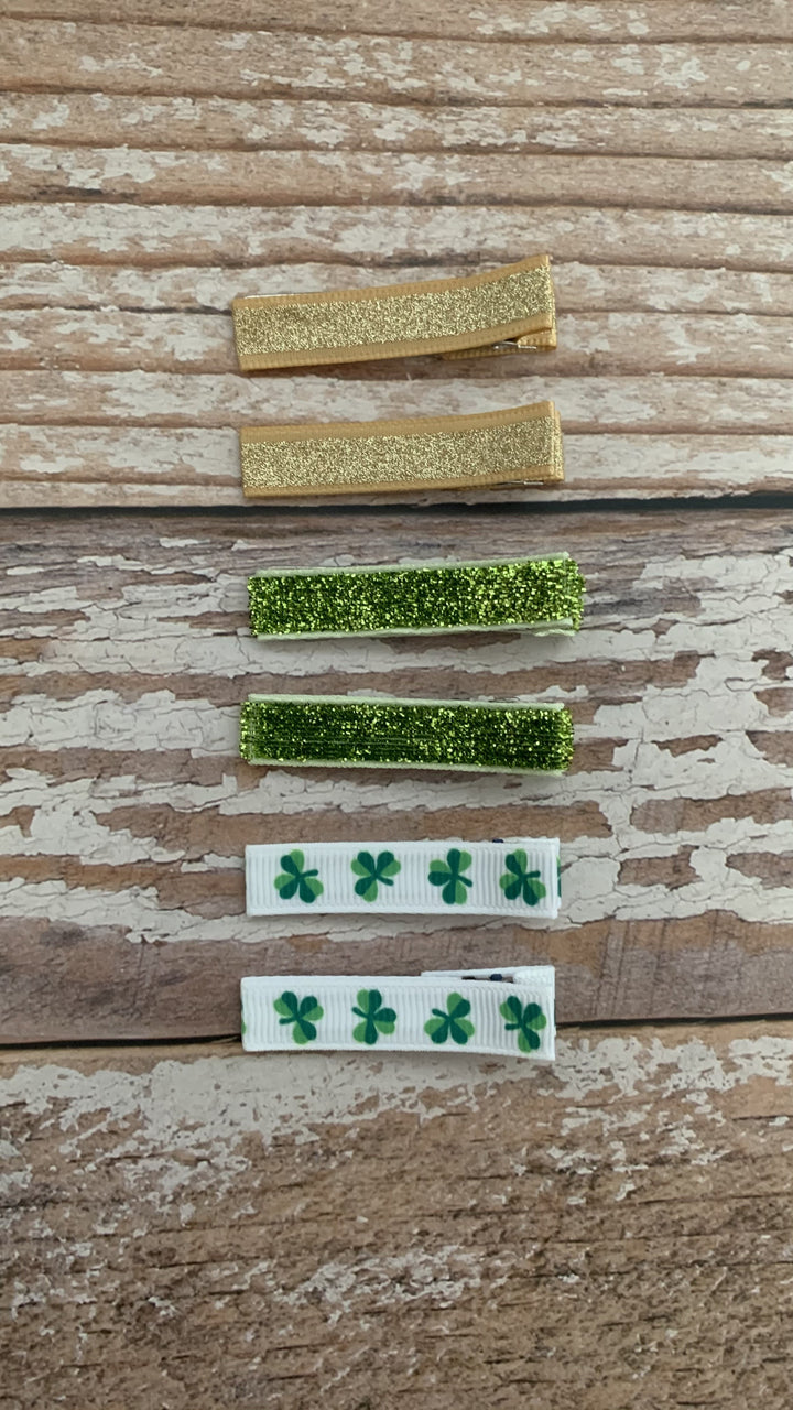 St Patrick’s Day Hair Clip Set